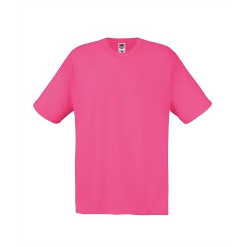 Fruit of the Loom promotieshirt fuchsia,l