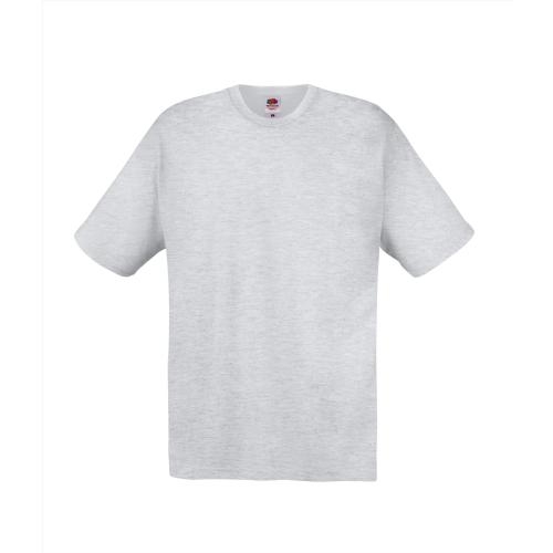 Fruit of the Loom promotieshirt heather grey,l