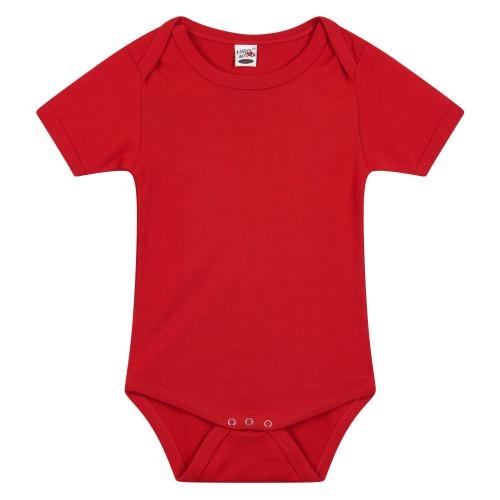 Romper korte mouw rood,56