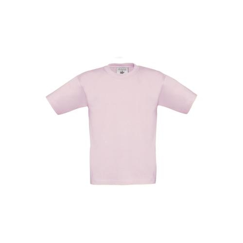 B&C Exact kinder T-shirt 190 pink sixties,3-4