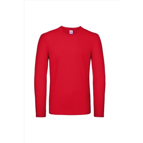 Shirt met lange mouwen rood,l