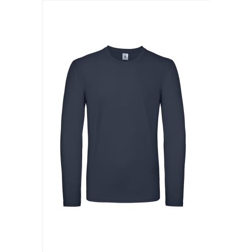 Shirt met lange mouwen navy,l