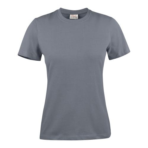 Light t-shirt RSX dames staalgrijs,m