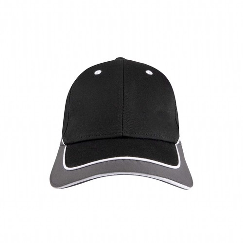 Microfiber Qualtiy cap grijs/wit