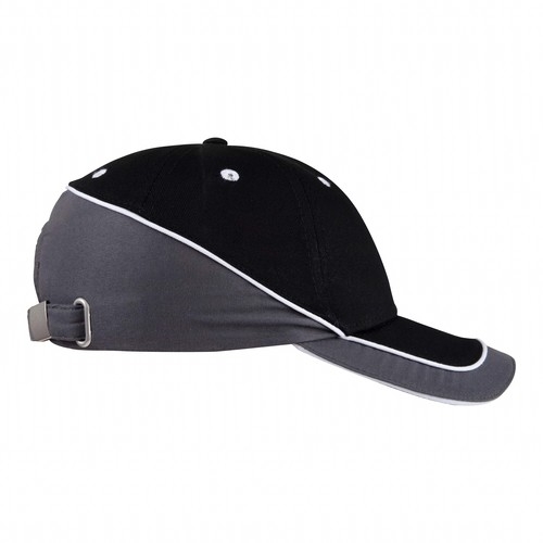 Microfiber Qualtiy cap grijs/wit