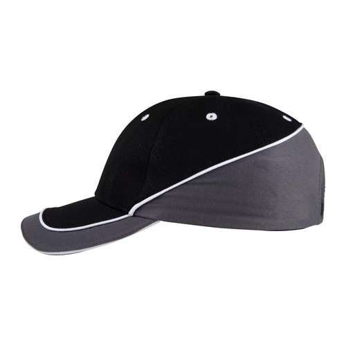 Microfiber Qualtiy cap grijs/wit