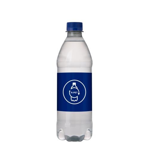 Bronwater 500 ml met draaidop blauw