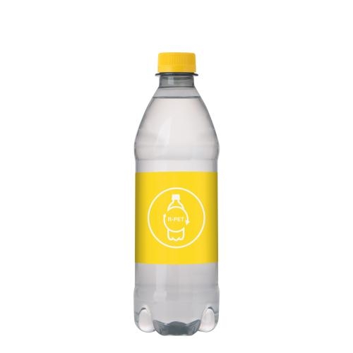 Bronwater 500 ml met draaidop geel