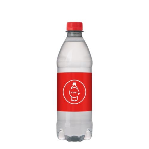 Bronwater 500 ml met draaidop rood