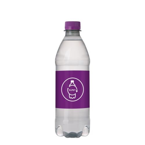 Bronwater 500 ml met draaidop paars