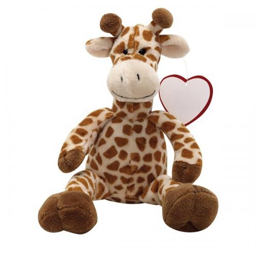 Pluche giraffe Willie bruin