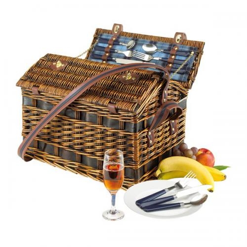 Picknickmand Summertime blauw