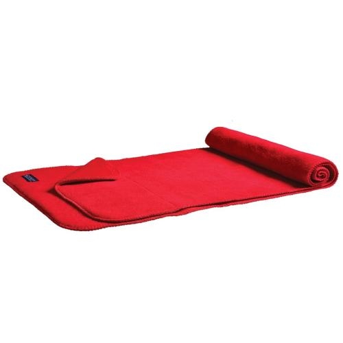 Antipilling fleece sjaal rood