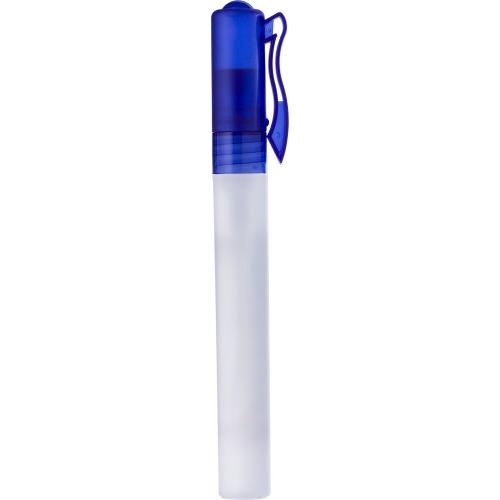 Desinfecterende spray dispenser blauw