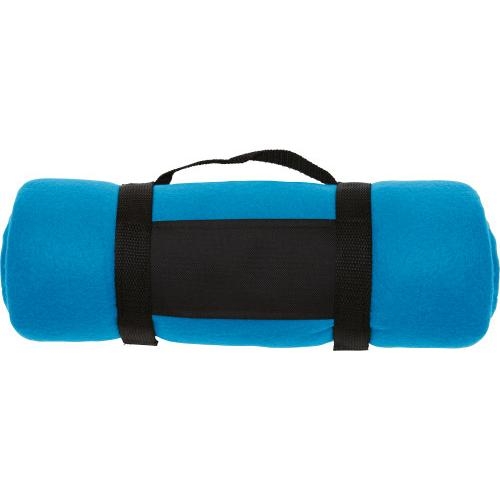 Fleecedeken Travelmate blauw