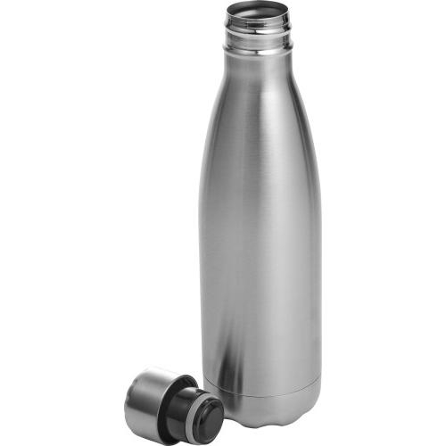 RVS fles, 650 ml zilver