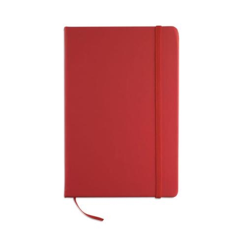 A5 notitieboekje PU cover rood