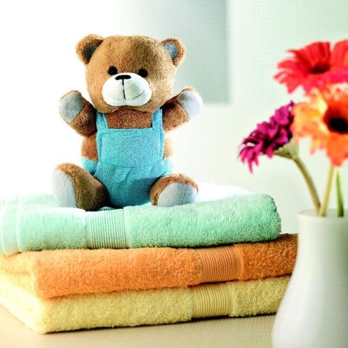 Pluchen teddybeer blauw