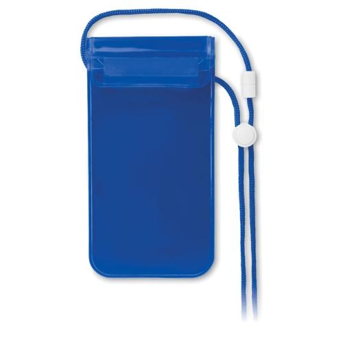 Waterdichte smartphonehoes Colourpouch transparant blauw