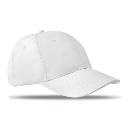 Katoenen baseball cap Basie wit