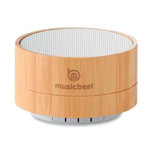 Bluetooth luidspreker Sound bamboo wit