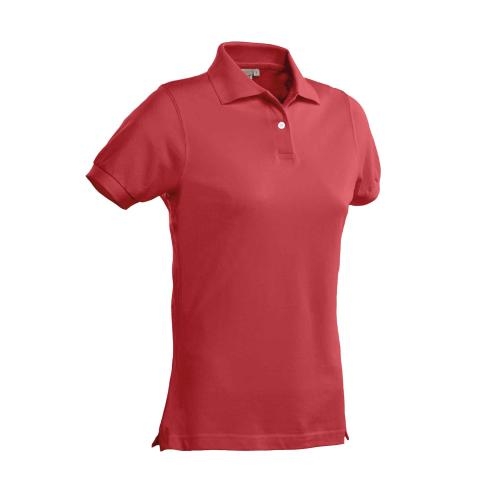 Dames polo Charma rood,s