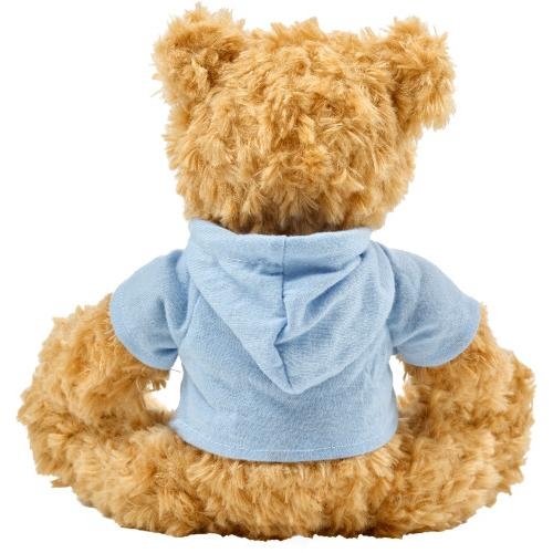 Teddybeer met hoodie groen