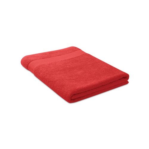 Handdoek organisch 180x100 Merry rood