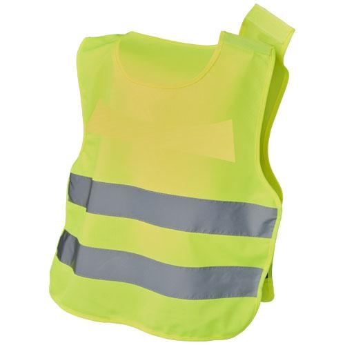 Veiligheidsvest kind 7-12 jaar neon yellow