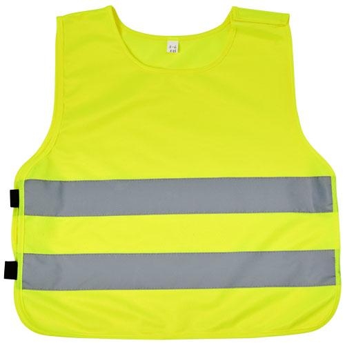 Veiligheidsvest kind 7-12 jaar neon yellow