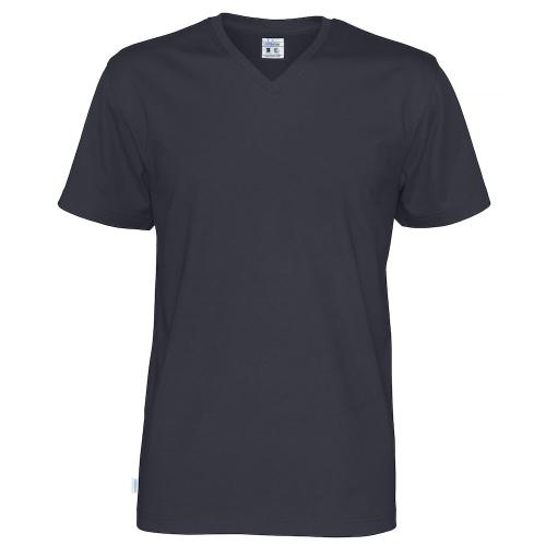 Heren T-shirt V-hals ecologisch Fairtrade katoen navy,3xl