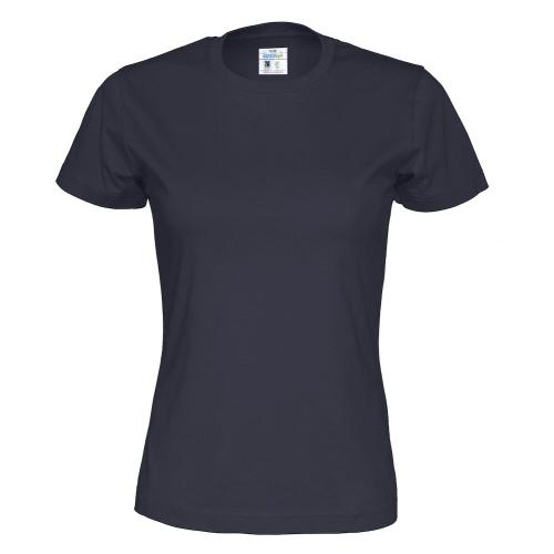 Dames T-shirt ecologisch Fairtrade katoen navy,l