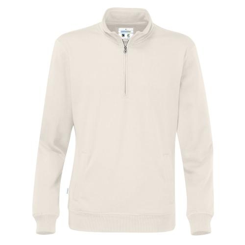 Cottover half zip unisex sweater ecru,3xl