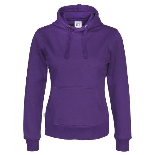 Cottover hoodie dames paars,l