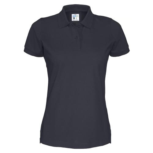 Cottover polo pique dames navy,l