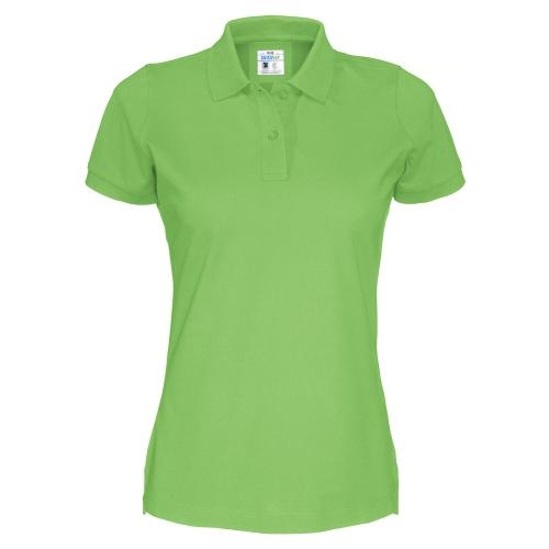 Cottover polo pique dames groen,l