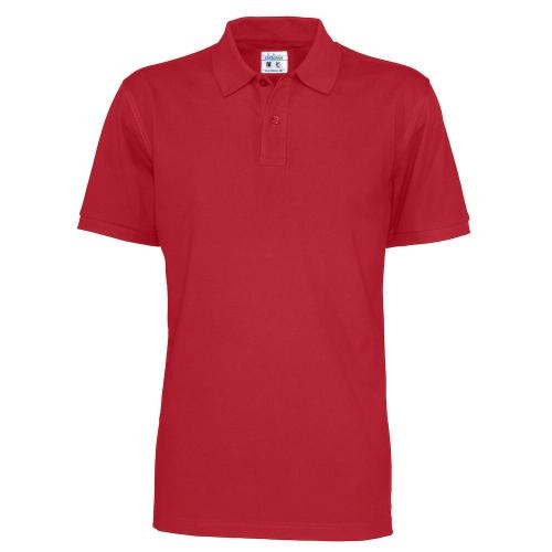 Cottover poloo pique heren rood,3xl