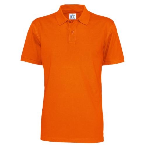 Cottover poloo pique heren oranje,3xl