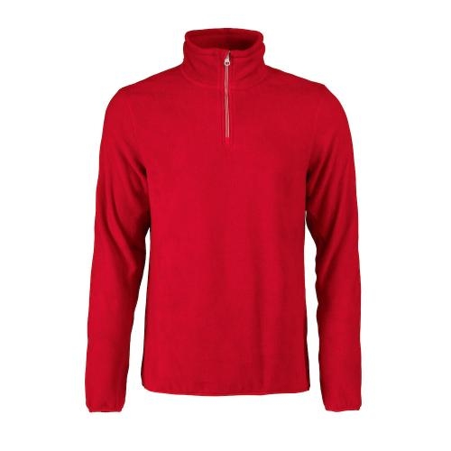 Printer Frontflip Fleece Halfzip rood,3xl