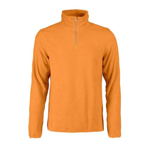 Printer Frontflip Fleece Halfzip oranje,3xl