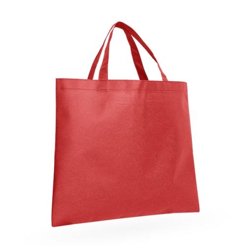 Non-woven tas Mila, korte hengsels rood