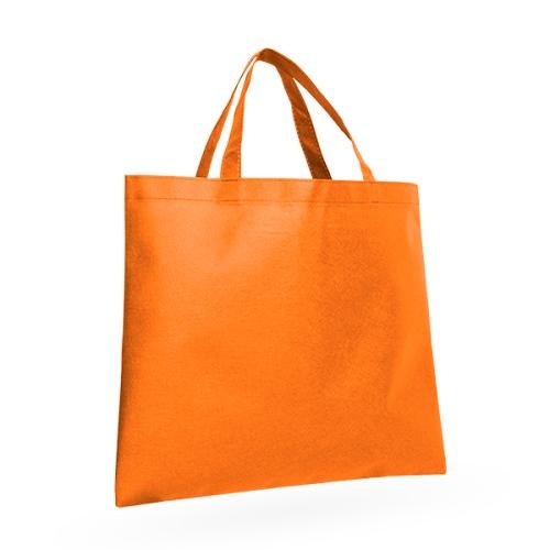 Non-woven tas Mila, korte hengsels oranje