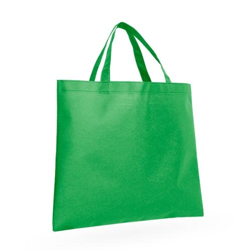 Non-woven tas Mila, korte hengsels groen