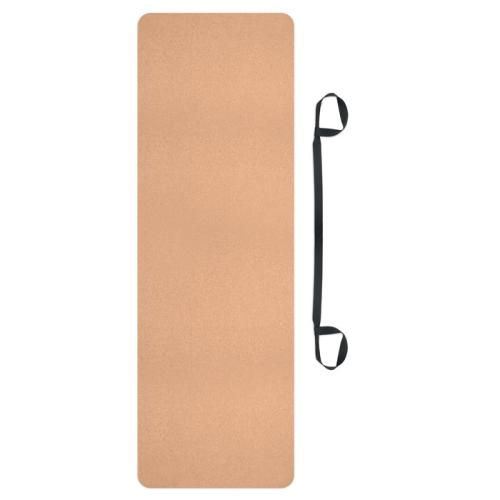 Yogamat van kurk Savasana beige