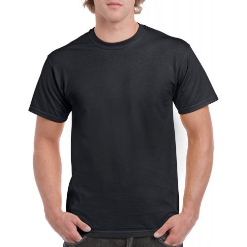 Gildan heavyweight T-shirt unisex zwart,l