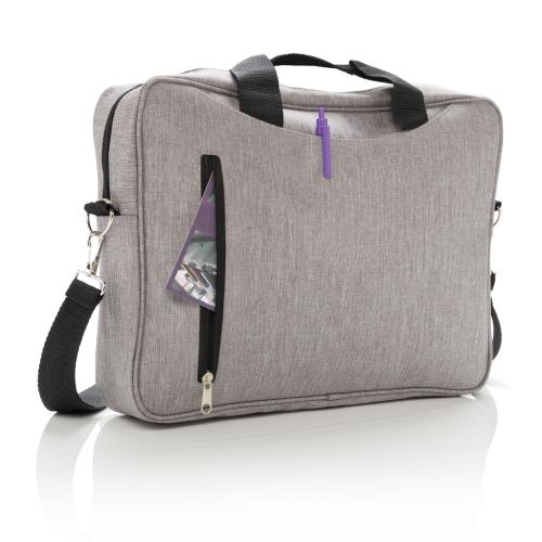 Basic 15 inch laptop tas antraciet