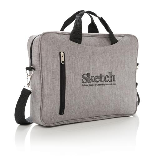 Basic 15 inch laptop tas antraciet