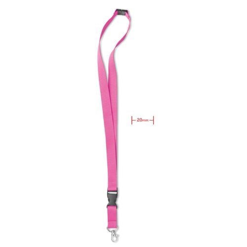 Lanyard metalen haak 20 mm Lany fuchsia