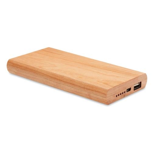 Powerbank bamboe 4000 mAh Arenapower hout