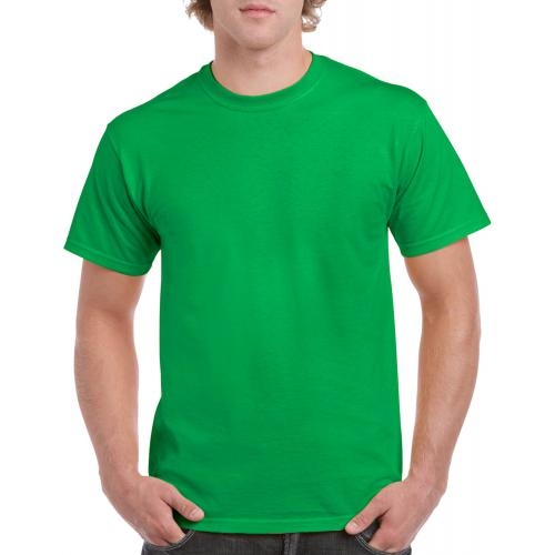 Gildan heavyweight T-shirt unisex irish green,l